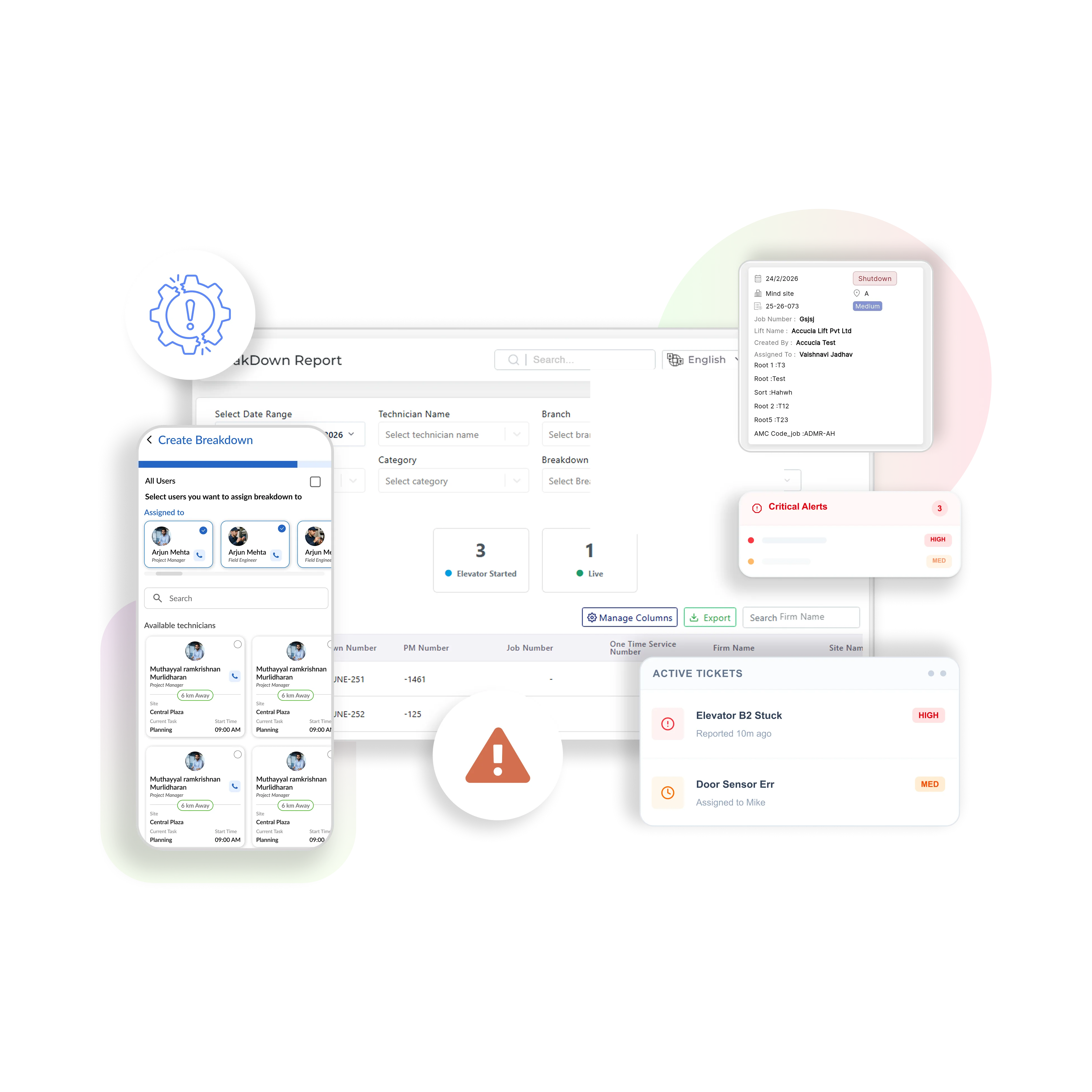 Elevator Breakdown Management